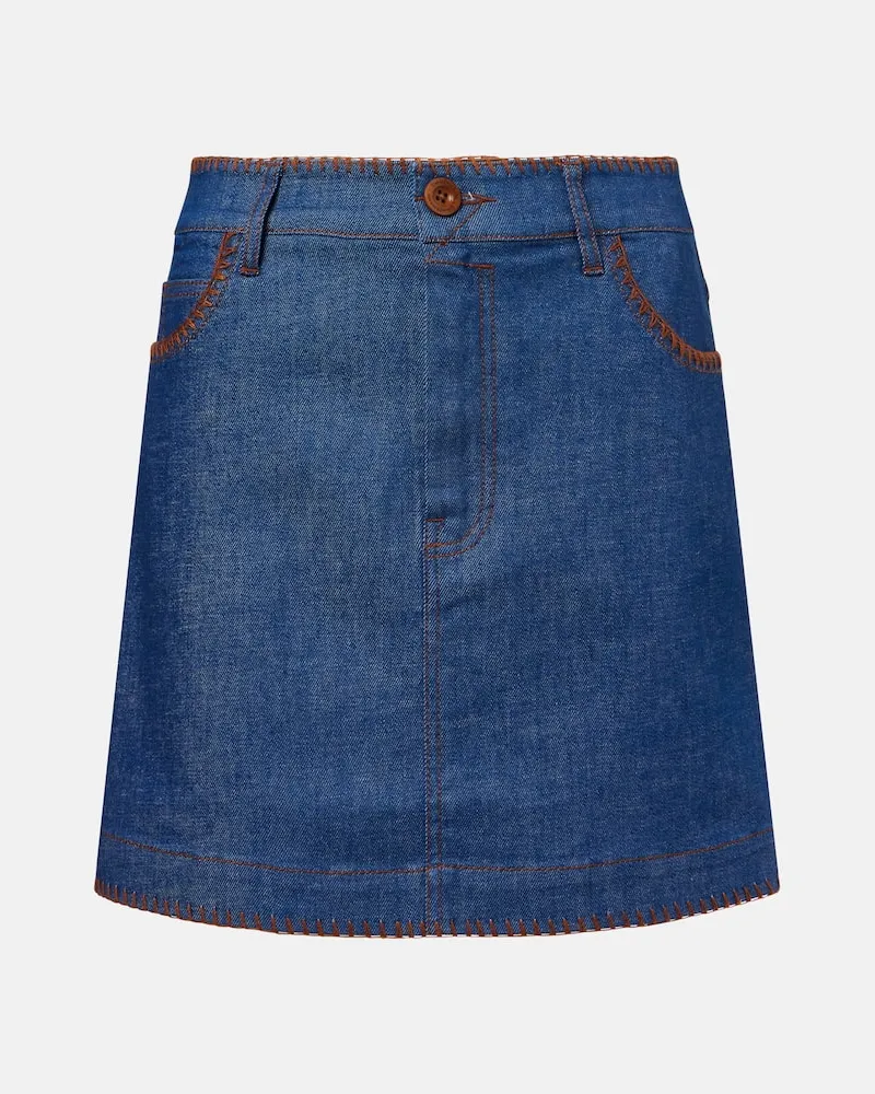 Zimmermann Jeansrock Ascension Blau
