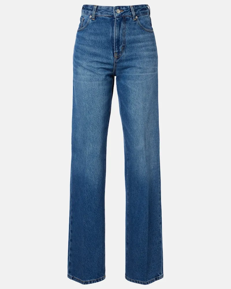 Victoria Beckham Wide-Leg Jeans Blau