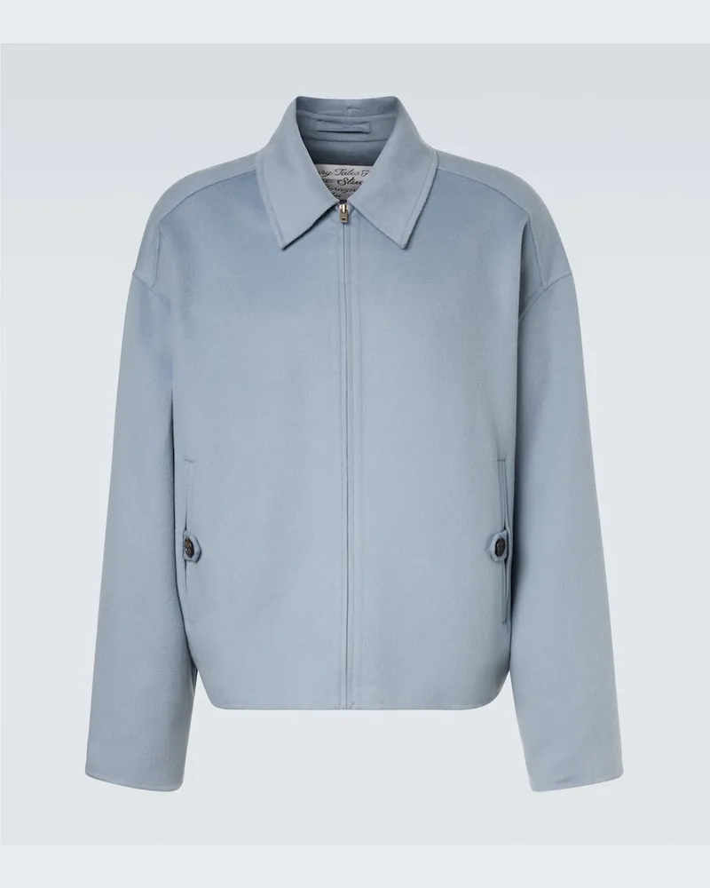 Acne Studios Jacke aus Wolle und Kaschmir Blau