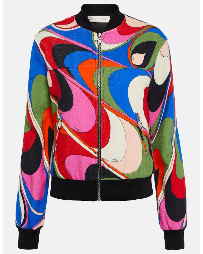 Emilio Pucci Bedruckte Jacke Multicolor