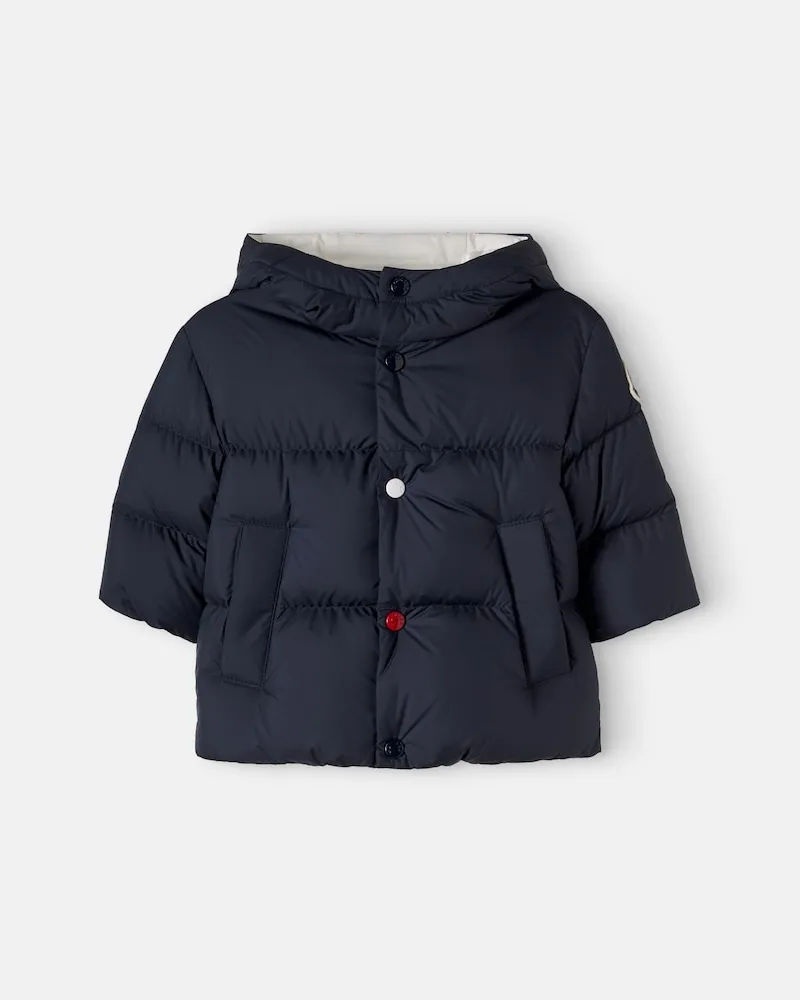 Moncler Baby wattierte Daunenjacke Romain Blau