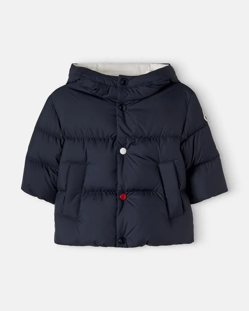 Moncler Baby wattierte Daunenjacke Romain Blau