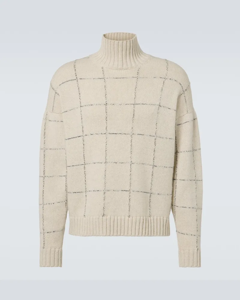 Dunhill Pullover aus Kaschmir Weiß