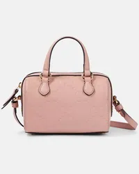 Gucci Tote GG Super Mini aus Leder Pink