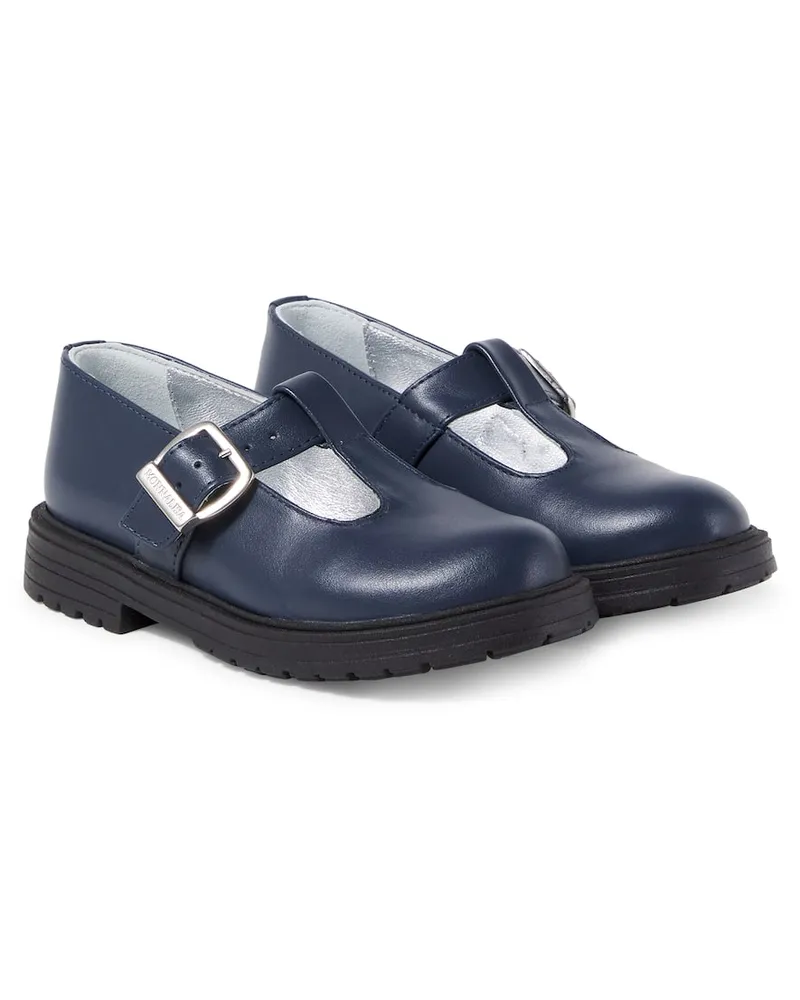 Monnalisa Loafers Kate aus Leder Blau