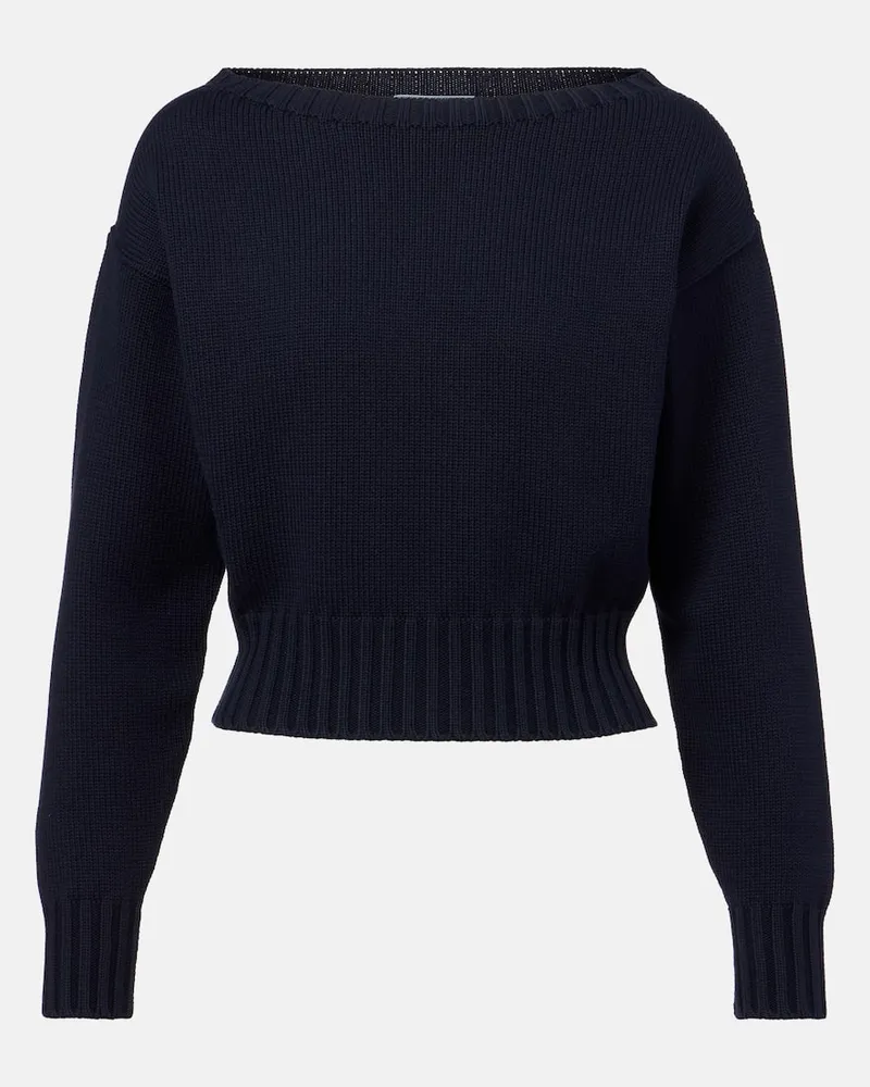 Prada Pullover aus Baumwolle Blau
