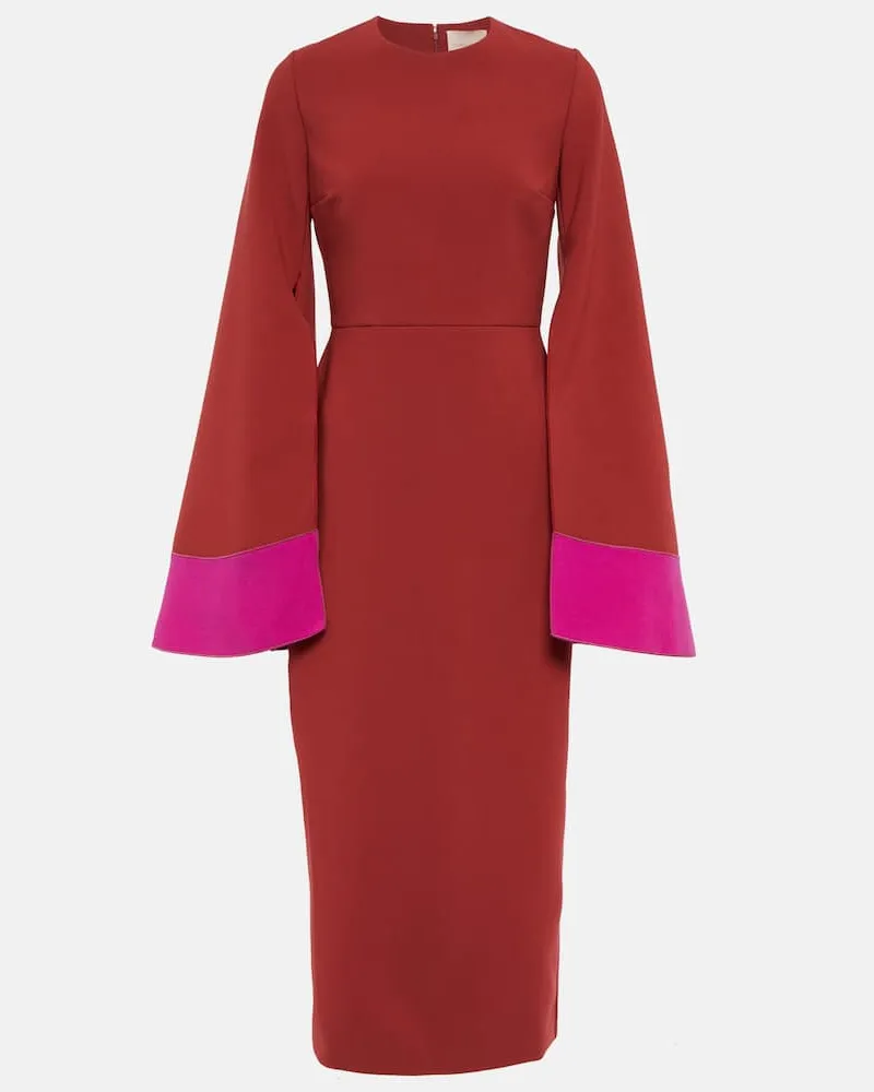 Roksanda Ilincic Midikleid Zimara Rot