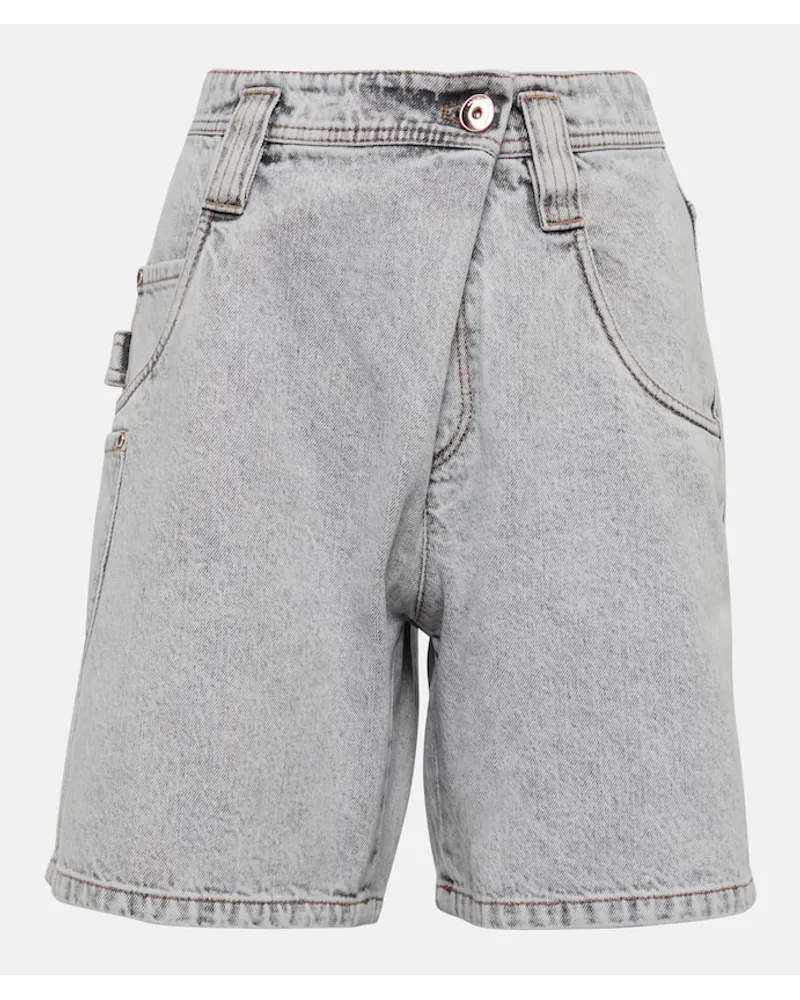 Brunello Cucinelli Jeansshorts Grau