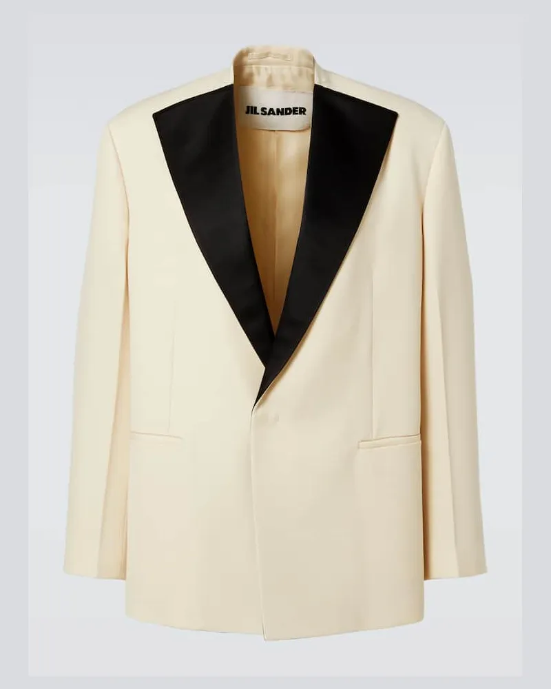 Jil Sander Blazer aus Wolle Neutral