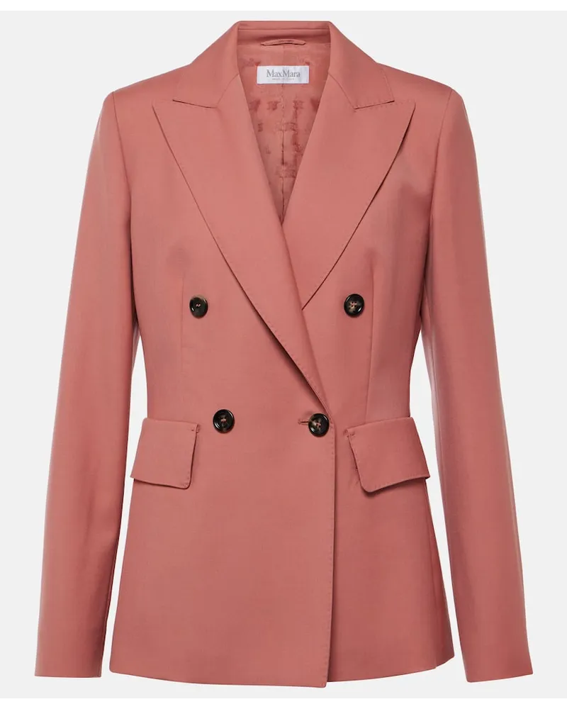 Max Mara Blazer Osanna aus Schurwolle Pink