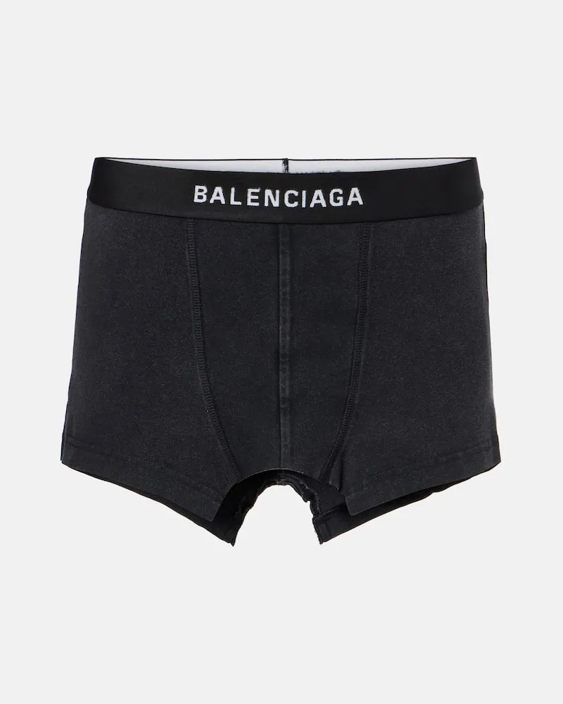 Balenciaga Minirock aus Jersey Schwarz