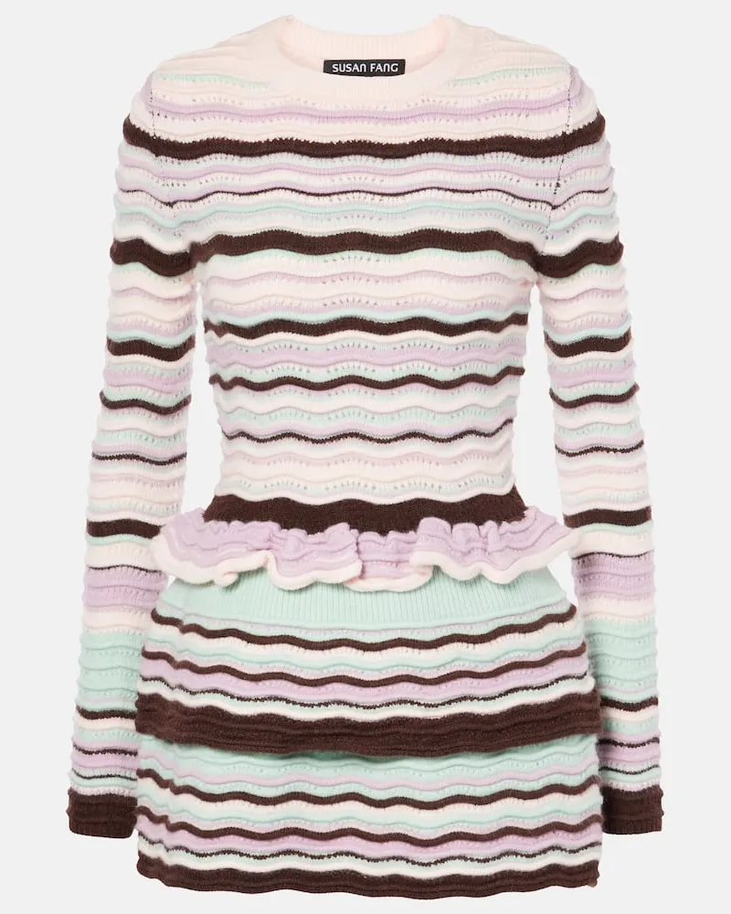 Susan Fang Top aus Rippstrick Pink