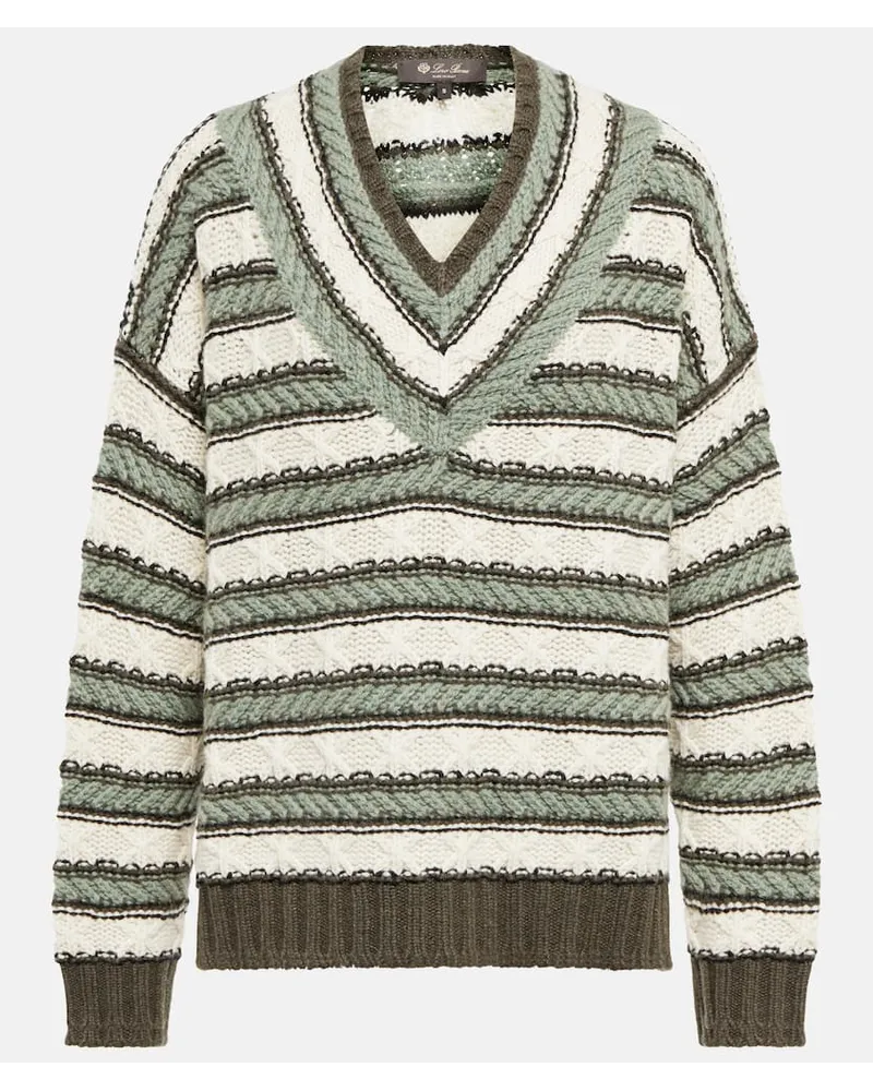 Loro Piana Pullover aus Kaschmir Multicolor