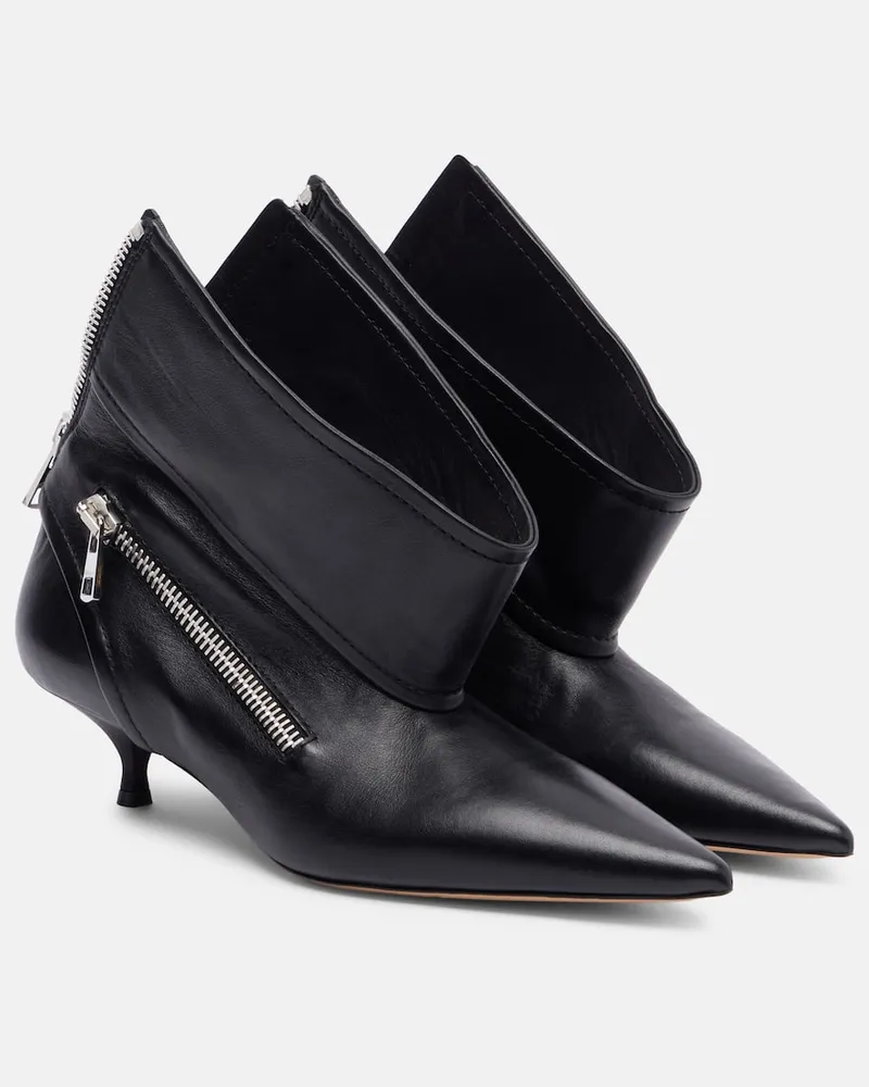 J.W.Anderson Ankle Boots 40 aus Leder Schwarz