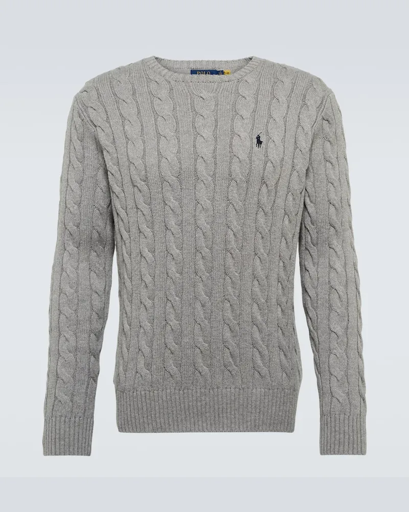 Ralph Lauren Pullover aus Baumwolle Grau