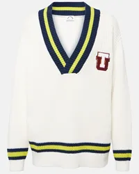 The Upside Pullover Varsity Josie aus Baumwolle Weiss