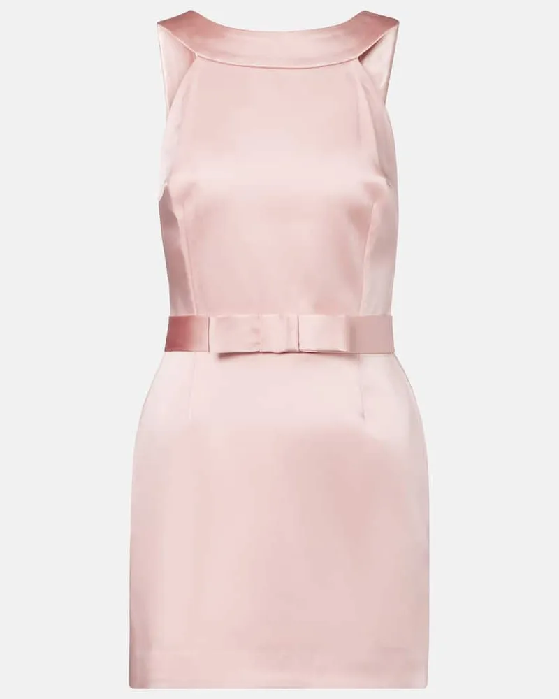 The New Arrivals Ilkyaz Ozel Minikleid Delphine aus Satin Pink
