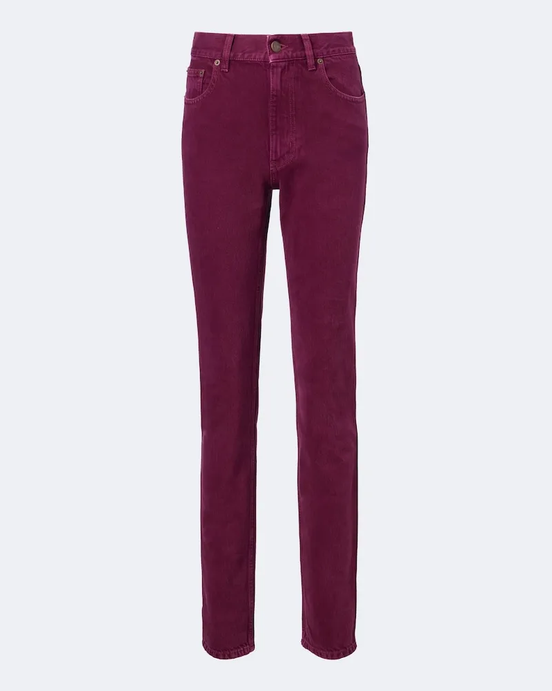 Chloé Chloé Mid-Rise Slim Jeans Violett