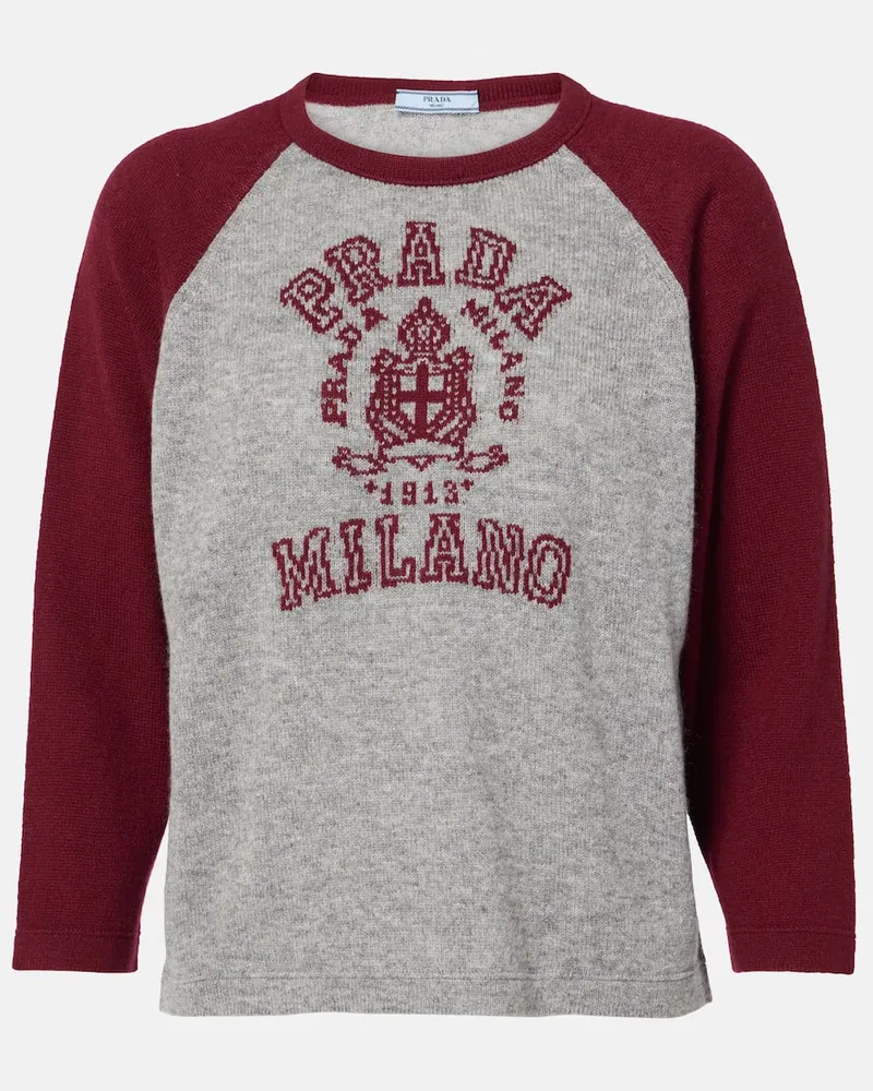 Prada Pullover aus Kaschmir Orange