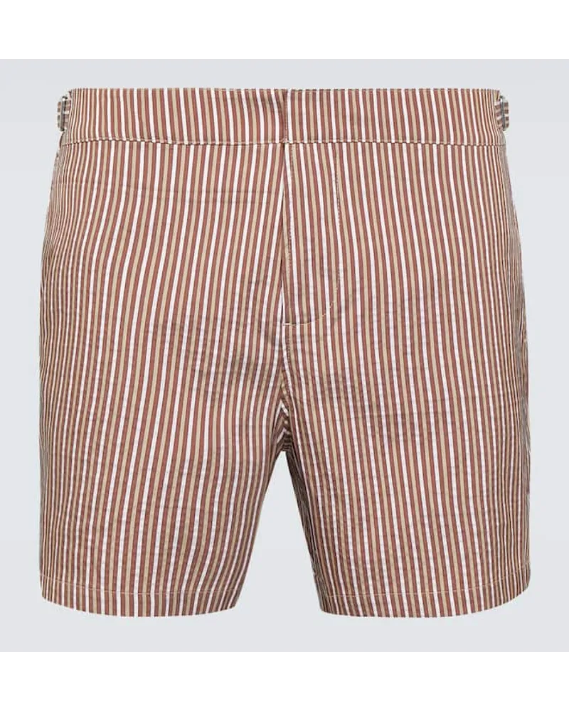 Loro Piana Badeshorts Kito Rot