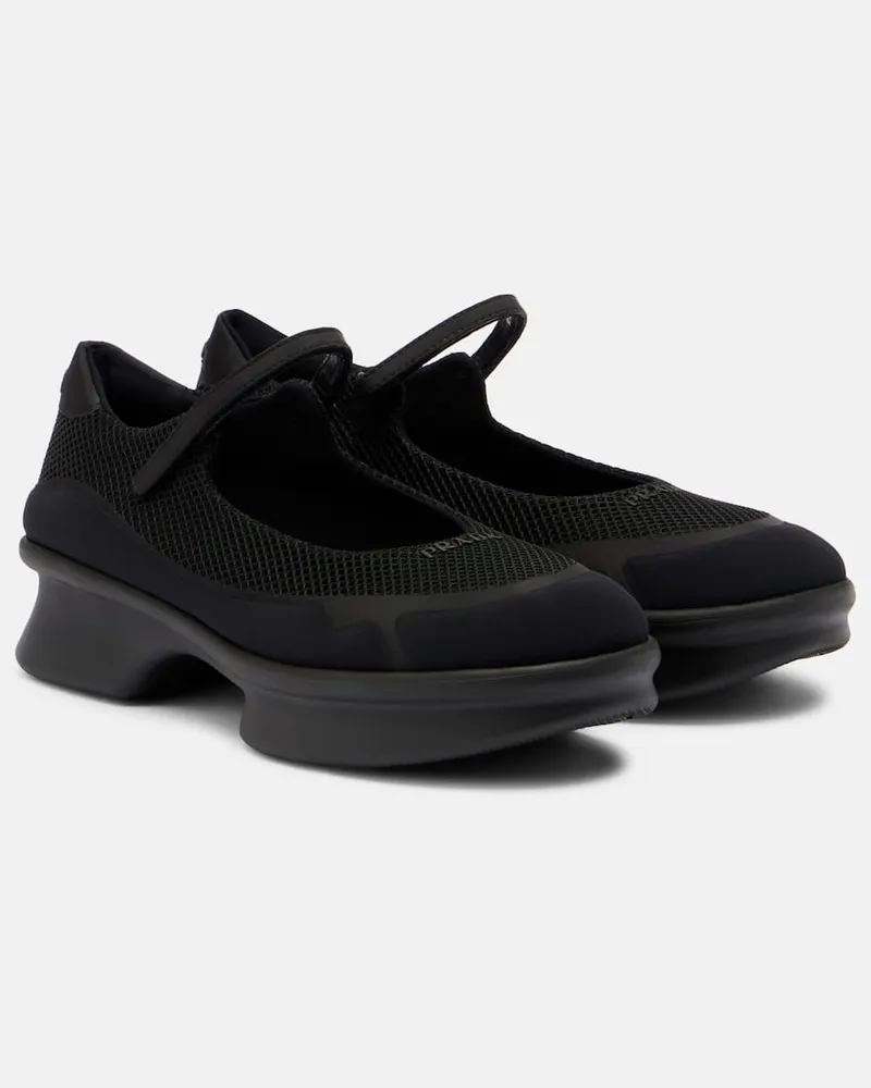 Prada Sneakers aus Mesh Schwarz