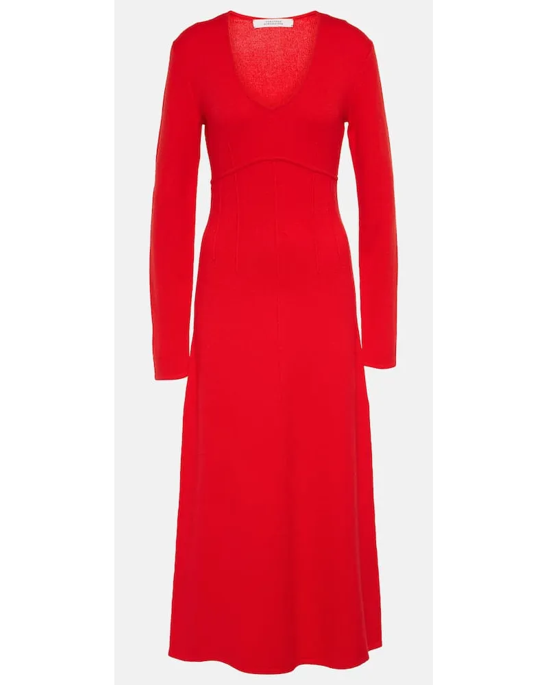 Dorothee Schumacher Midikleid Modern Statements aus Strick Rot