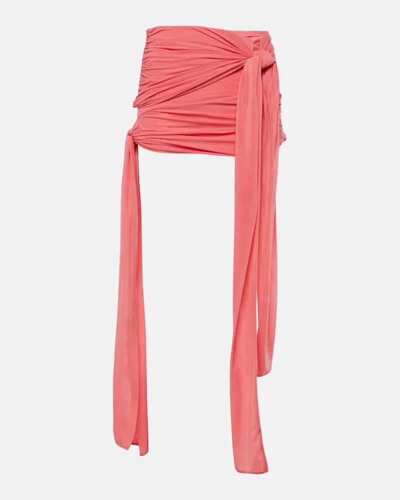 Blumarine Minirock aus Jersey Rosa