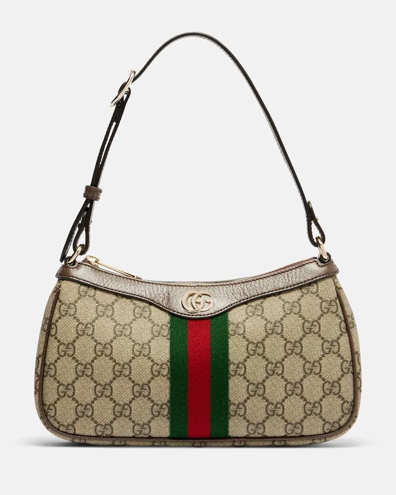 Gucci Schultertasche Ophidia Small GG Beige