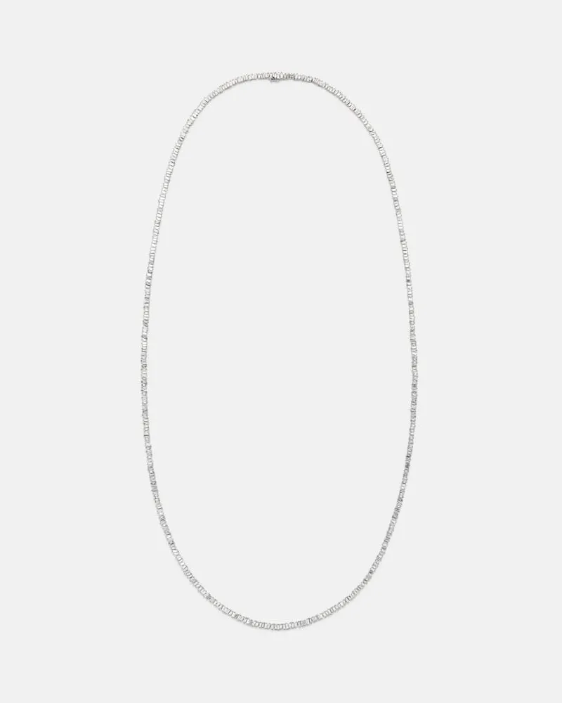 Suzanne Kalan Halskette aus 18kt Weißgold mit Diamanten Silber