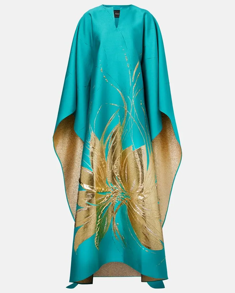 Taller Marmo Kaftan Iman aus Brokat Grün
