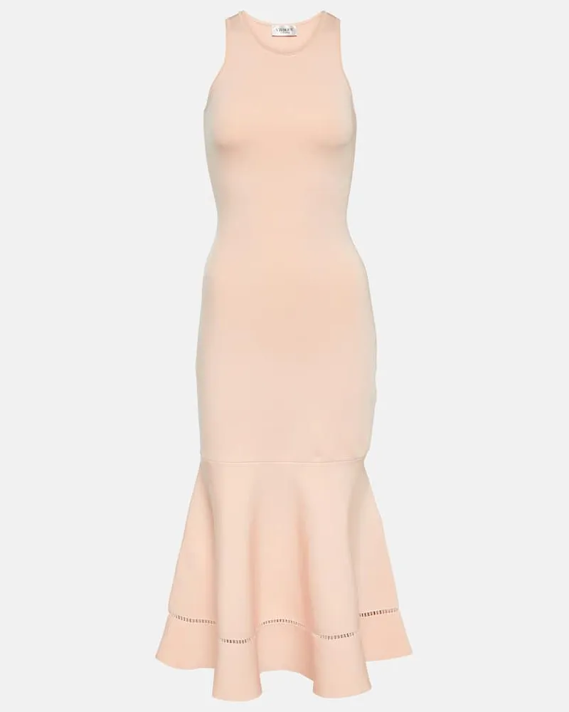 Victoria Beckham Midikleid Rosa