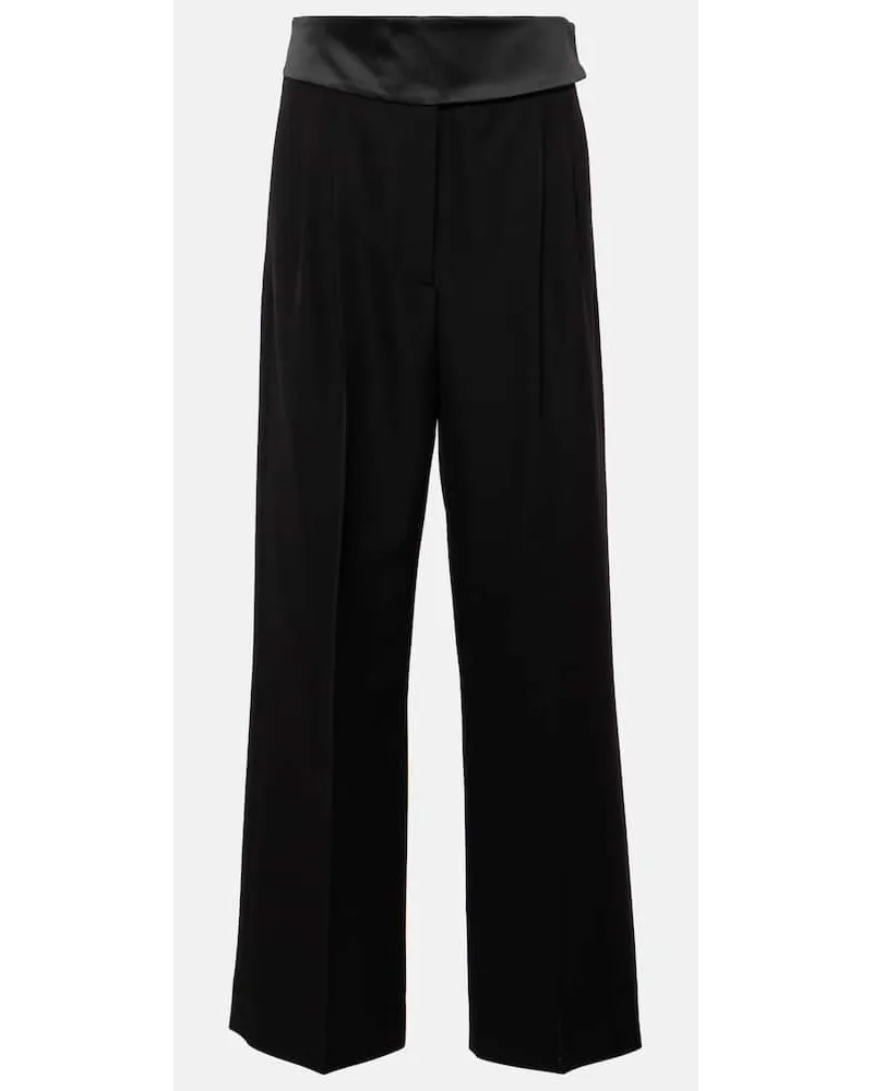 Stella McCartney Smokinghose aus Wolle Schwarz