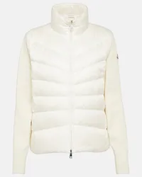 Moncler Daunenjacken aus Wolle Weiss