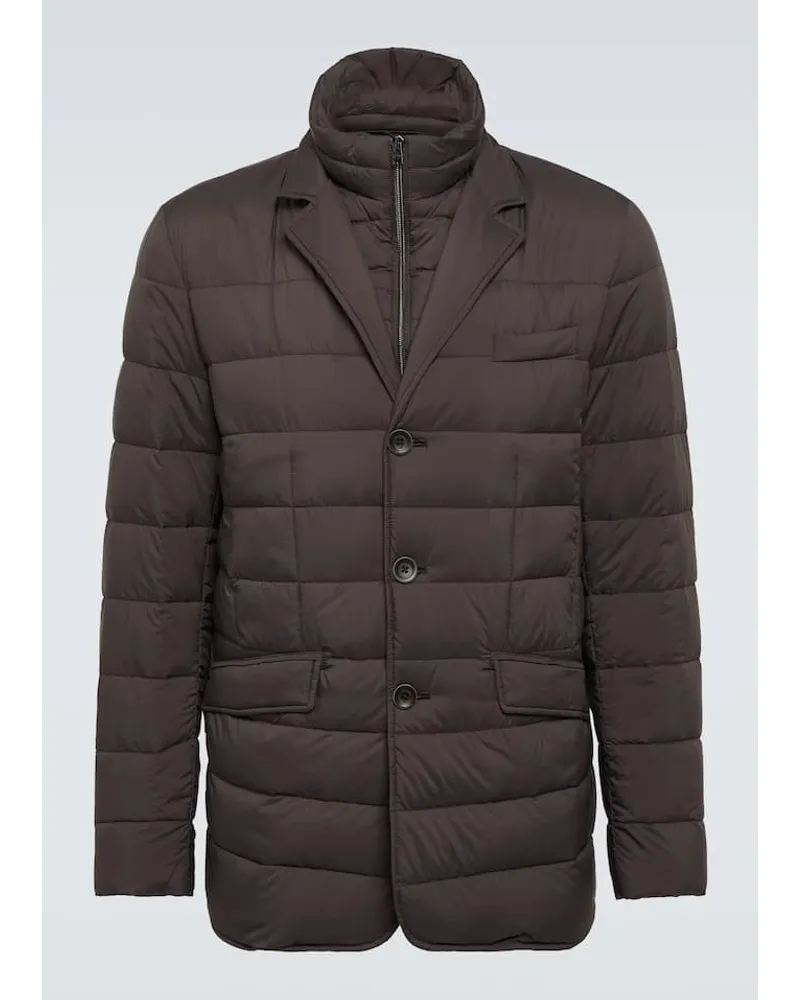 Herno Daunenjacke La Giacca Braun