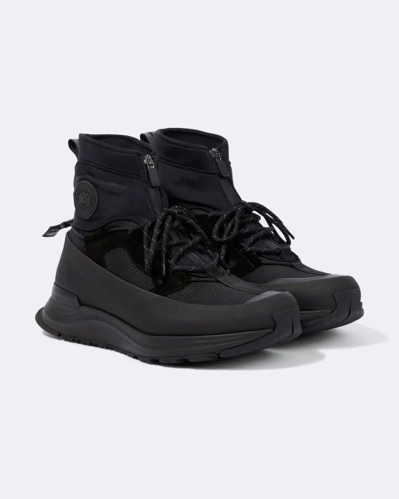 Canada Goose High-Top Sneakers Glacier Trail Schwarz