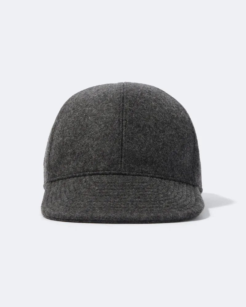 Prada Baseballcap aus Wolle und Kaschmir Grau