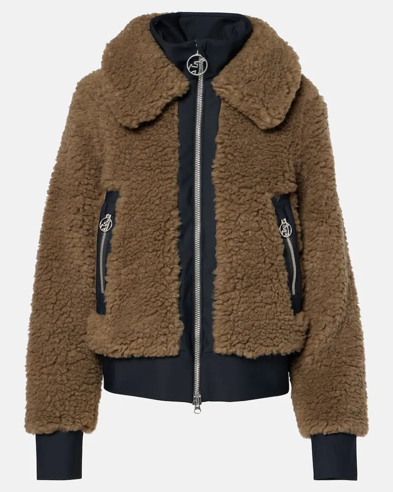 Picture Jacke Sisu aus Teddyfleece Grün