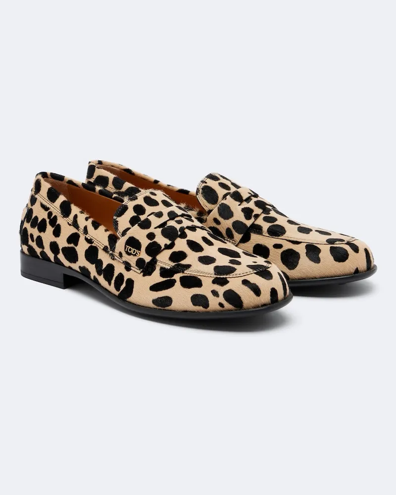 TOD'S Mokassins Gommino aus Leder Beige