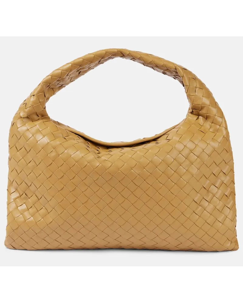 Bottega Veneta Schultertasche Hop aus Leder Braun