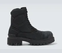 Schnürstiefel Combat Strike aus Canvas
