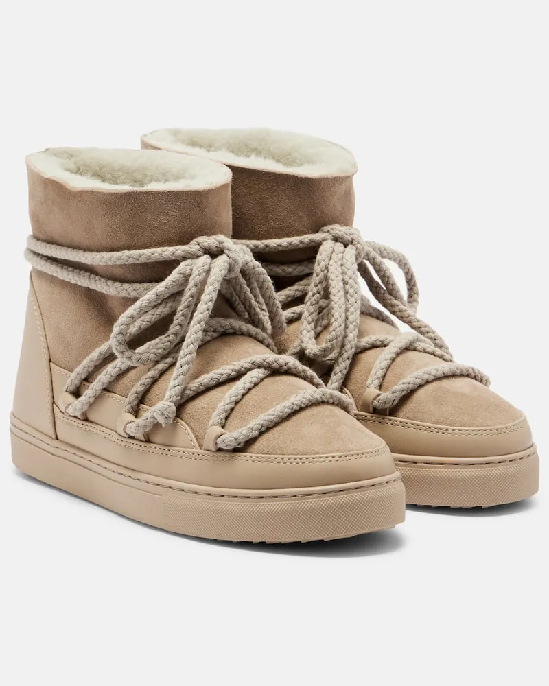 INUIKII Schneestiefel Classic aus Veloursleder Grau