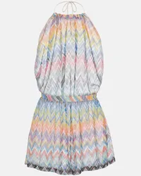 Missoni Playsuit aus Haekelstrick Multicolor