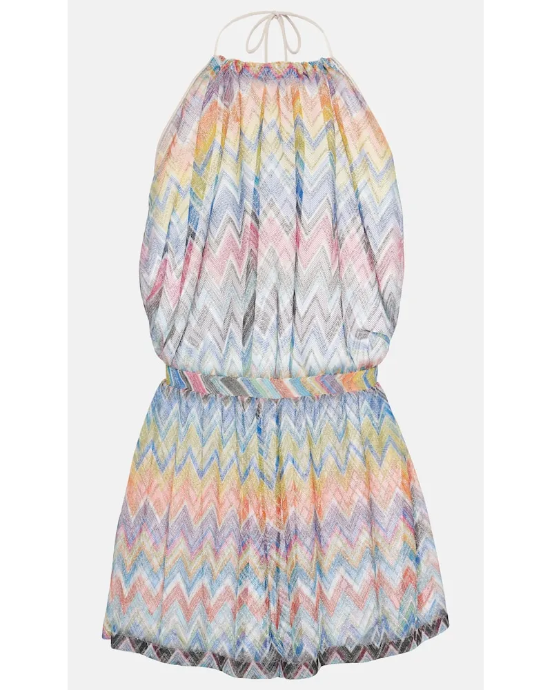 Missoni Playsuit aus Haekelstrick Multicolor