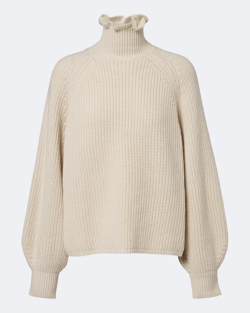 Max Mara Pullover aus Wolle und Kaschmir Beige