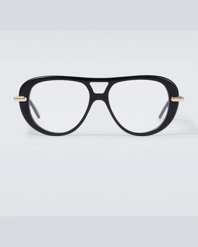 Loewe Aviator-Brille Slim Schwarz