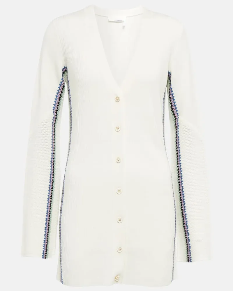 Chloé Chloé Cardigan aus Wolle Weiß