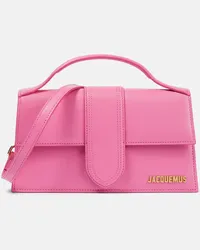 Jacquemus Schultertasche Le Bambino aus Leder Pink