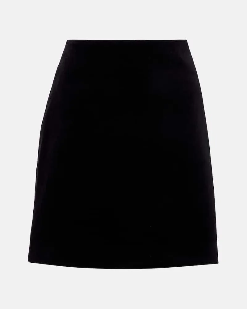 Blazé Milano Blazé Milano Minirock Coci aus Baumwollsamt Schwarz