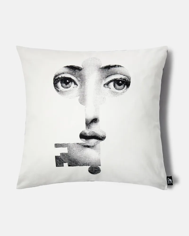 Fornasetti Kissen Chiave e Serratura Weiß