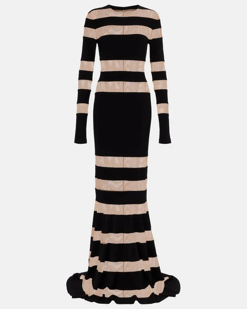 Norma Kamali Robe Schwarz